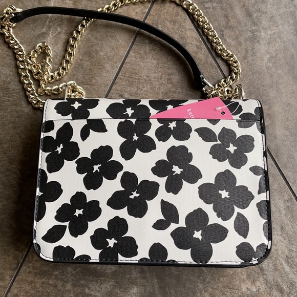 Kate Spade remi graphic blooms flap chain crossbody - Picture 3 of 16